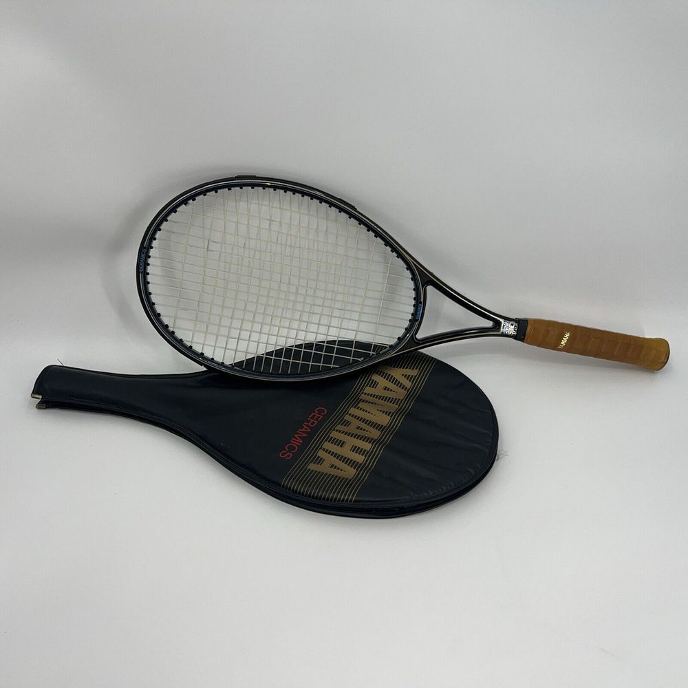YAMAHA SILVER 90 (CERAMIC SERIES) TENNIS RACQUET (4 1/4) LONG TERM STORAGE‎